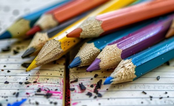 colorful-pencils-clustered-stockcake